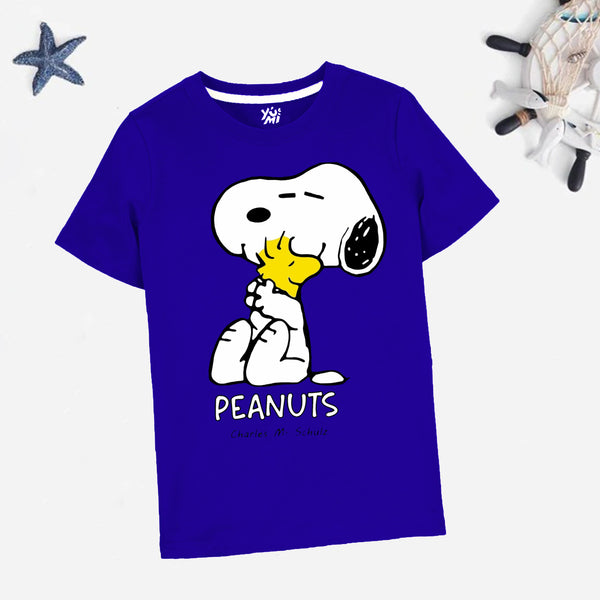 Snoopy Royal Blue Tee: Fun for Kids!