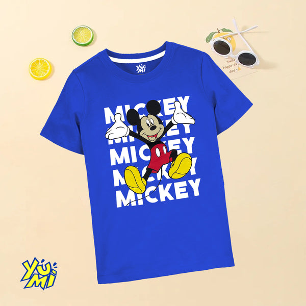 mickey printed blue Tshirt for kids in Pakistan