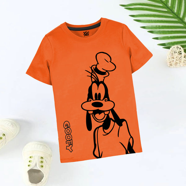 Goofy Fun! Kids Orange T-Shirt