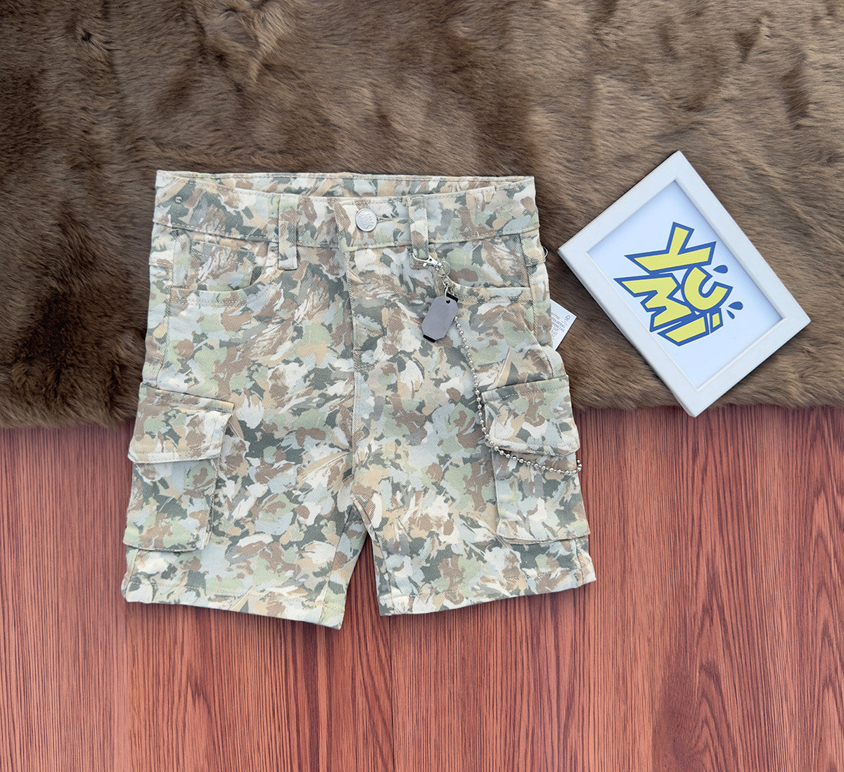 New Mens KAM Cargo Camo Shorts Dark Green Camouflage Regular Big Plus Size Waist New Mens KAM Cargo Camo Shorts Dark Green Camouflage Regular Big Plus Size Waist