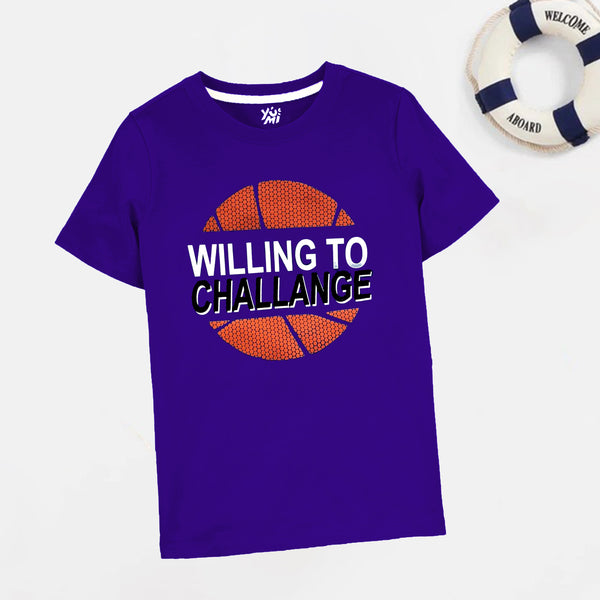 Step Up Your Game: "Willing to Challenge" Sports Tee