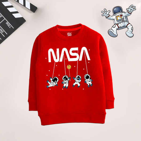 Red sweatshirt for boys and girls 