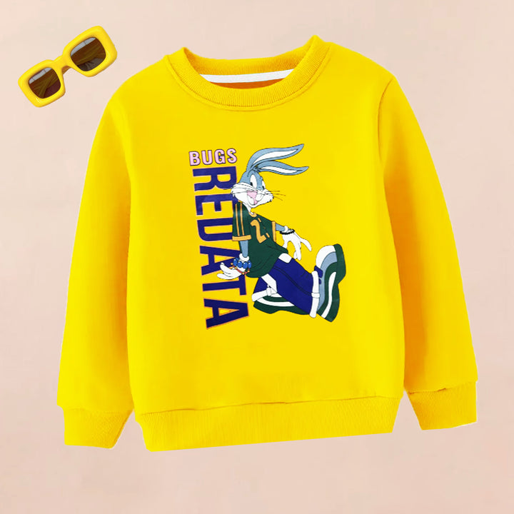 Yellow Bugs Bunny Sweatshirt