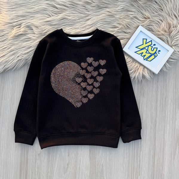 Girls rhinestones sweatshirt 