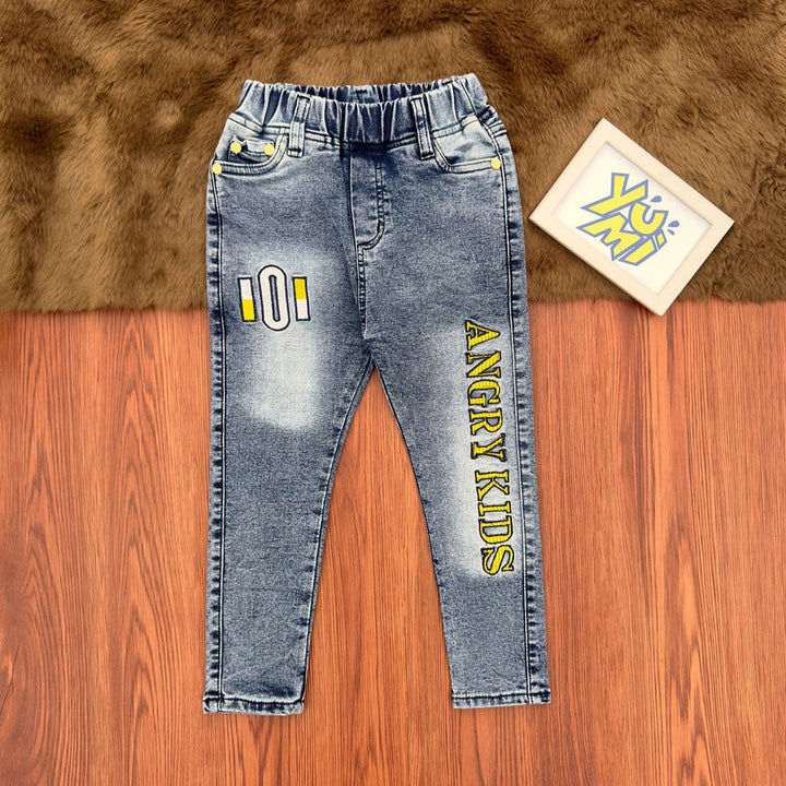 jeans for boys with embroidery 