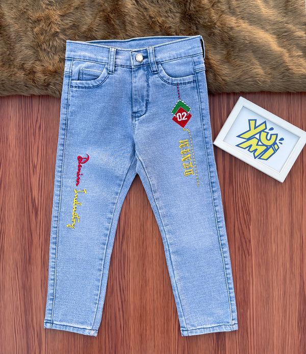 Boy's bromo Embroidered Self-Lining Jeans