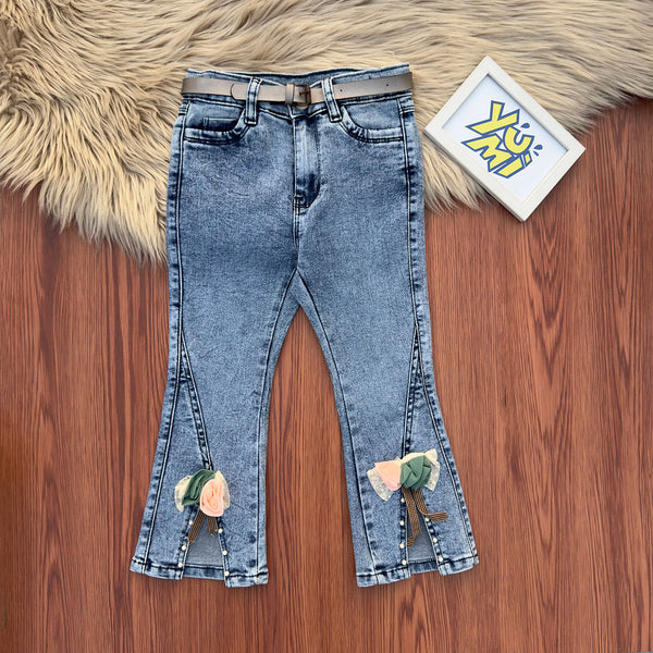 girls bell bottom jeans