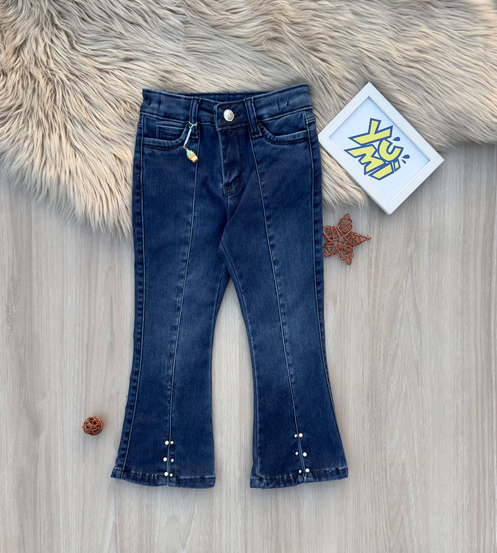 Girls winter bell bottom jeans