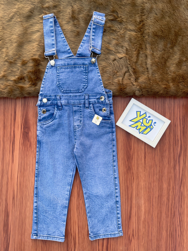 Kids Blue bromo romper dungaree for girls and boys