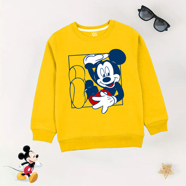 kids yellow sweatshirt