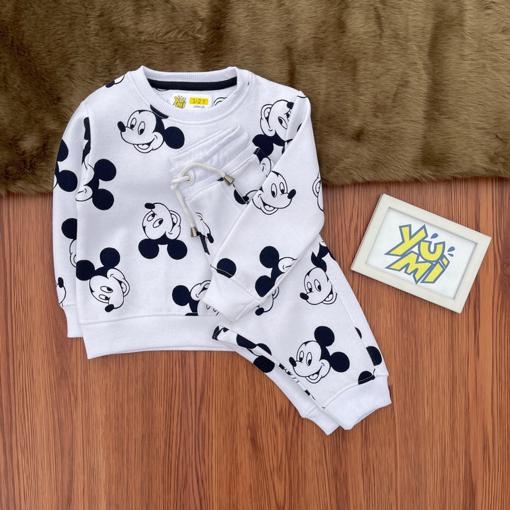 Mickey all over sweatshirt and trouser set