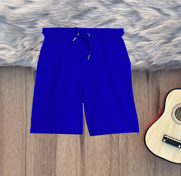 Kids' Blue Jersey Shorts - YUMI.PK