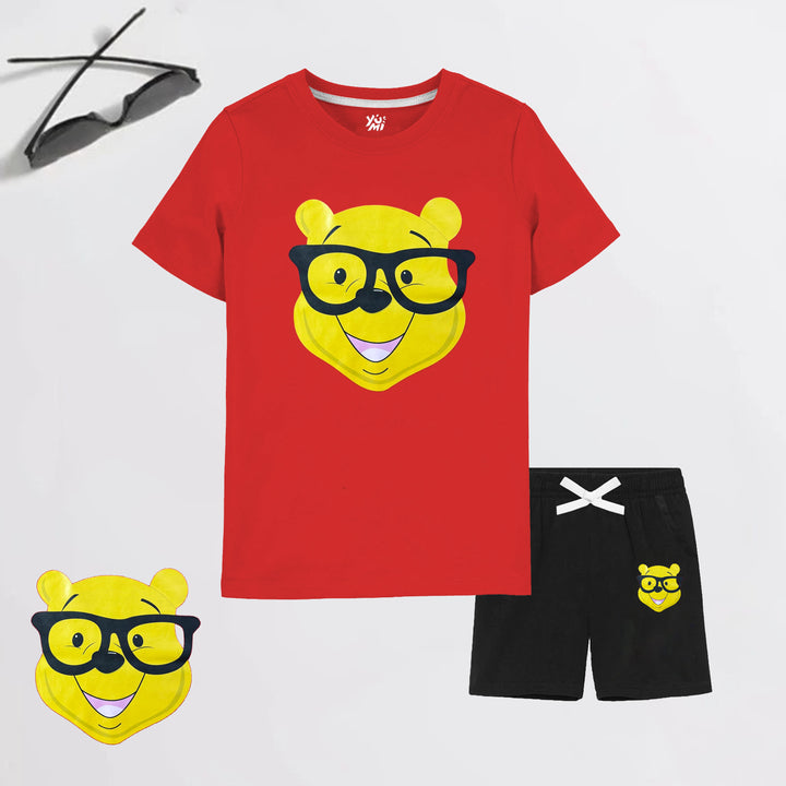 Adorable Winnie the Pooh T-Shirt & Shorts Set for Kids - YUMI.PK