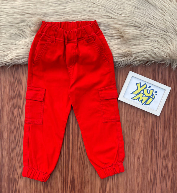 kids red trouser