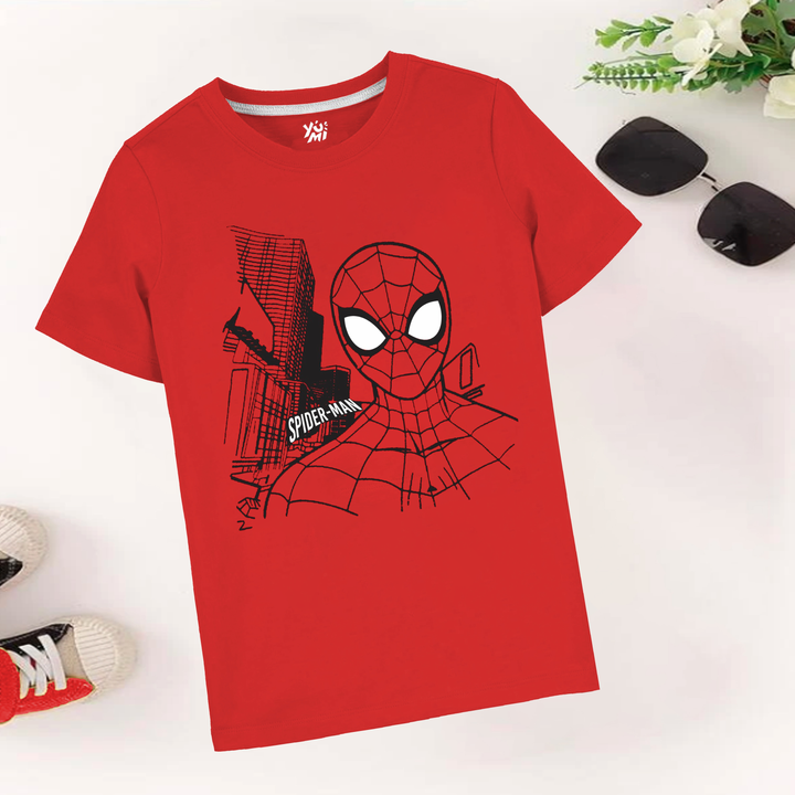 Kids' Spiderman Red | T-Shirt - YUMI.PK