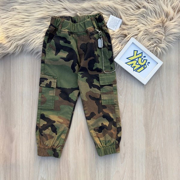 Boys' Camouflage Cargo Pants - YUMI.PK