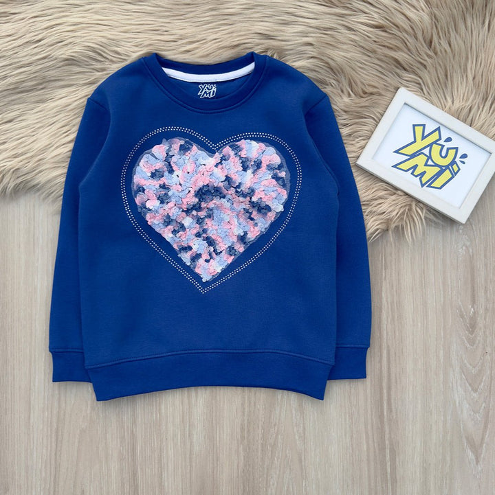 royal  blue sweatshirt for girls