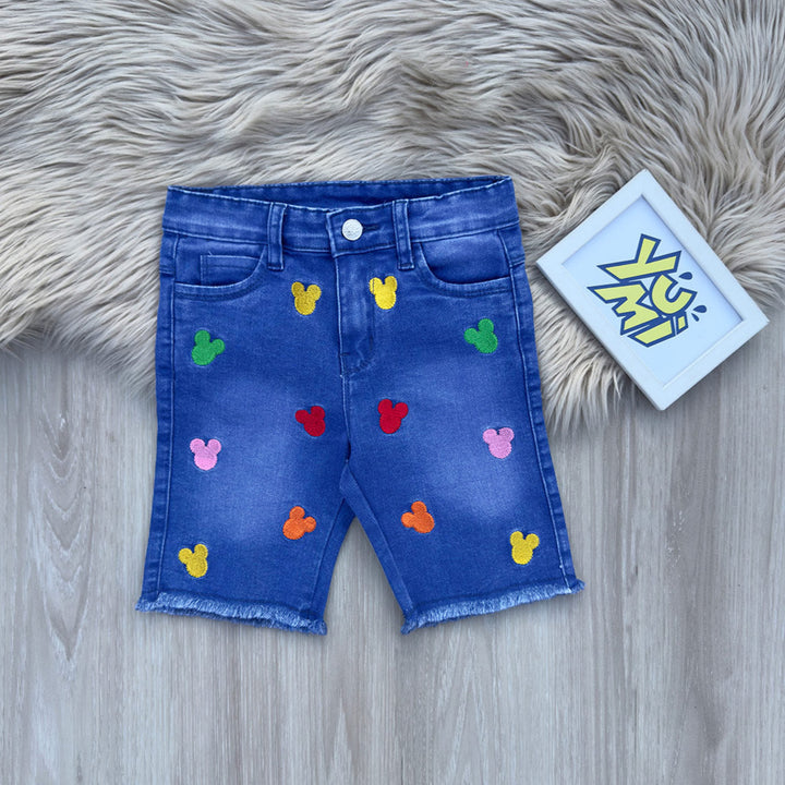 girls denim shorts