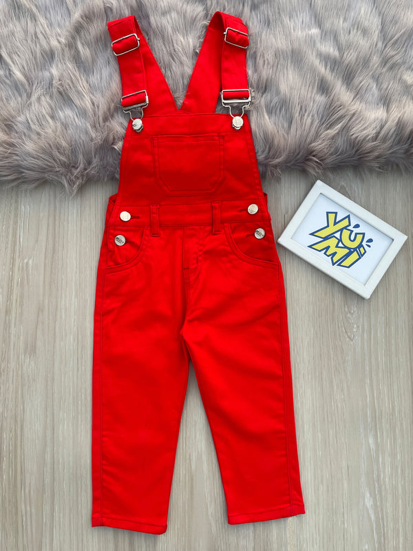 Red Kids' Dungaree | for Boys and Girls