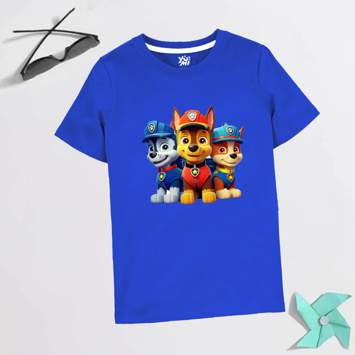 Kids royal blue paw patrol T-shirt