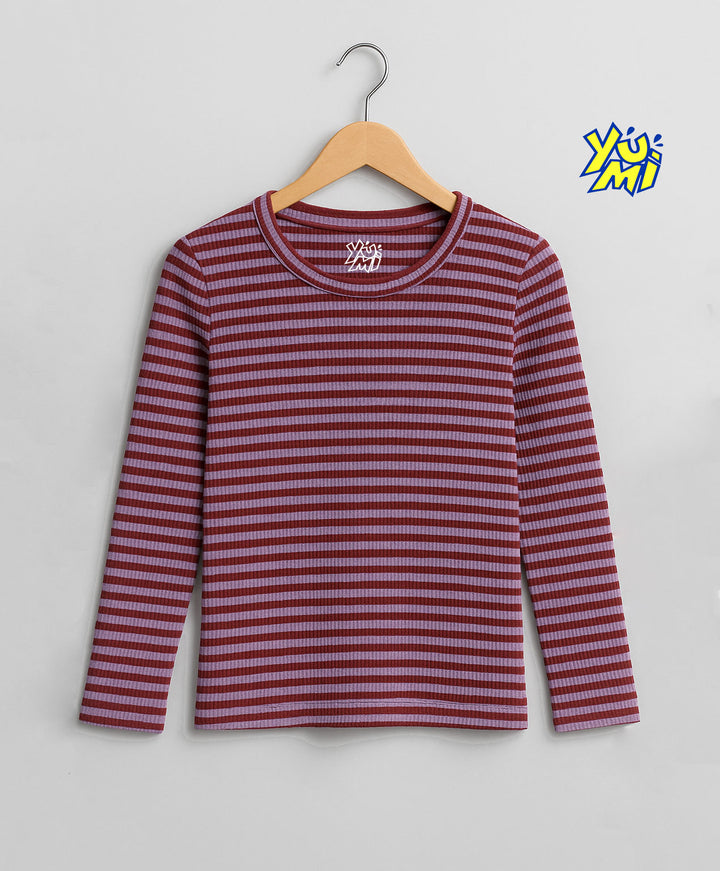 Kids New Striped Full Sleeve
