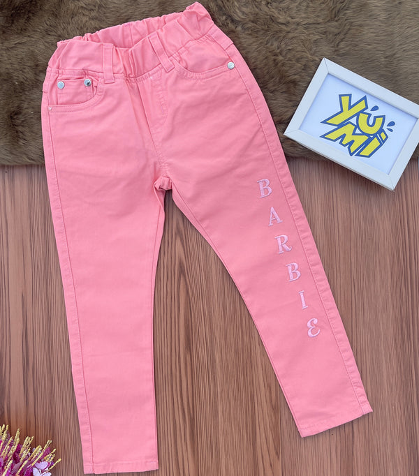 dark pink girls cotton pants 