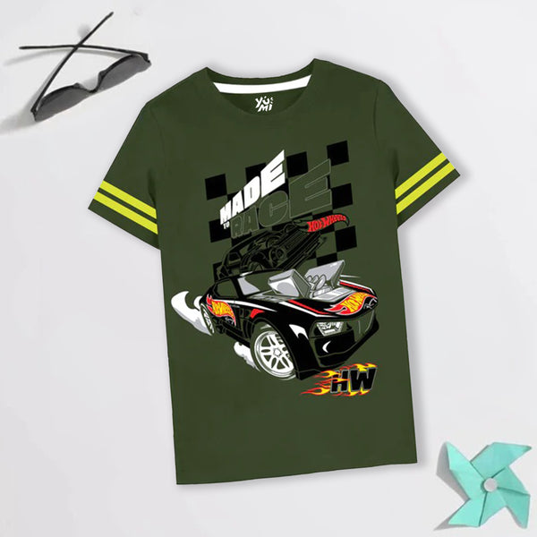 kids car print T-shirt in pakistan