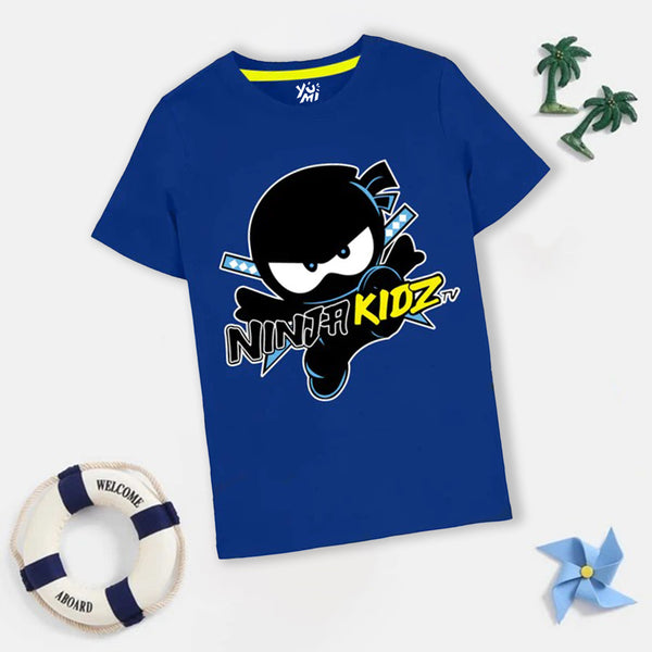 Brave Karate Kids! Navy Ninja Kids T-Shirt